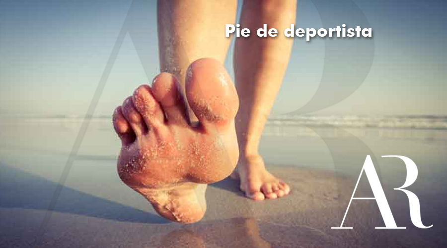pie deportista